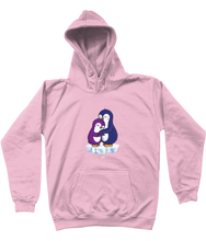 Load image into Gallery viewer, HannaHugs penguin pink hoodie ,Hannah Levy HannaHugs, HannaHugs hoodie, HannaHugs penguin hoodie , children animal T-shirt