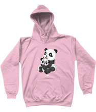 Load image into Gallery viewer, HannaHugs panda pink hoodie ,Hannah Levy HannaHugs, HannaHugs hoodie, HannaHugs panda hoodie , children animal hoodie