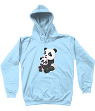 Load image into Gallery viewer, HannaHugs panda blue hoodie ,Hannah Levy HannaHugs, HannaHugs hoodie, HannaHugs panda hoodie , children animal hoodie
